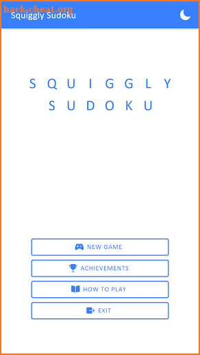 Squiggly Sudoku screenshot