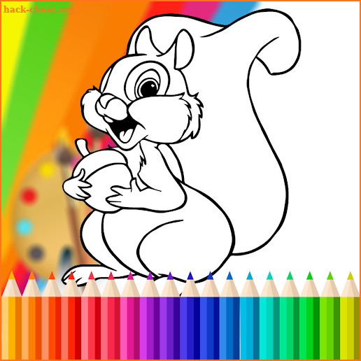 Squirrel Coloring Pages screenshot