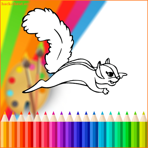 Squirrel Coloring Pages screenshot