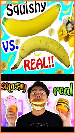 Squishy VS Real Food screenshot