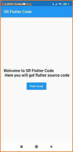 SR Flutter Code screenshot
