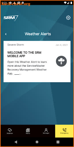 SRM Weather screenshot