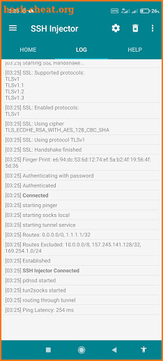 SSH Injector - Free SSH SSL HTTP Proxy Tunnel VPN screenshot