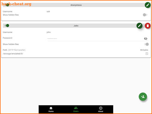 SSH Server screenshot