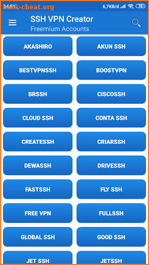 SSH VPN Creator screenshot