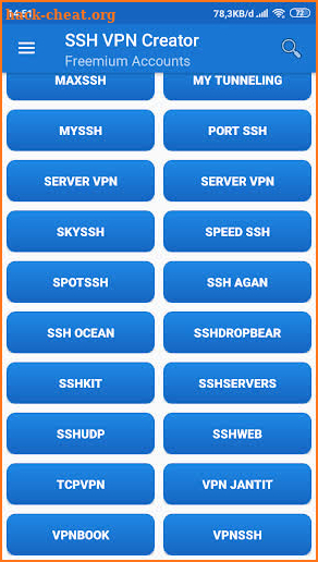 SSH VPN Creator screenshot