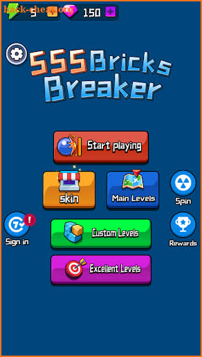 SSS Bricks Breaker screenshot