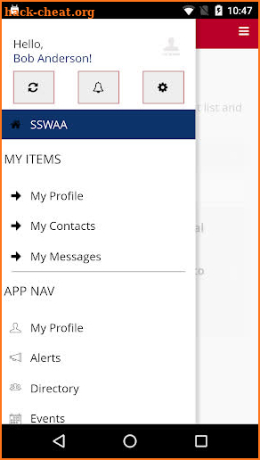 SSWAA Member & Conference App screenshot