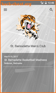 St. Bernadette Men's Club screenshot