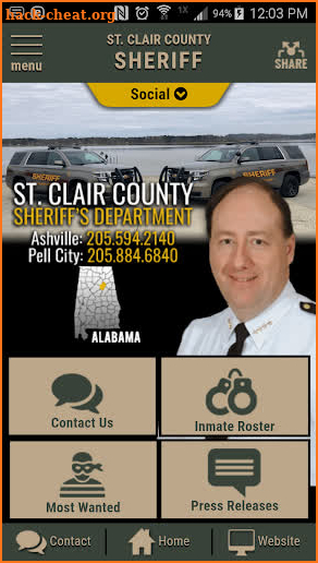 St. Clair County AL Sheriff screenshot