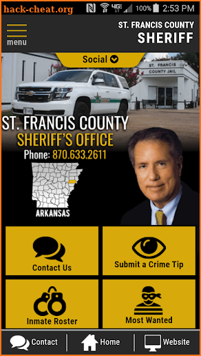 St. Francis County AR Sheriff's Office screenshot