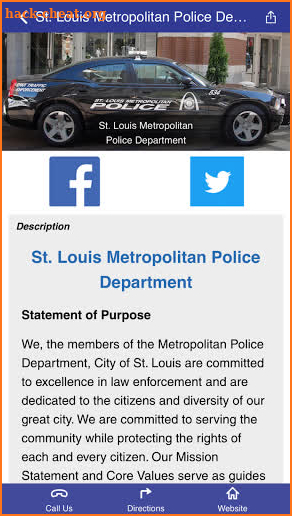 St. Louis Metropolitan Police Department screenshot