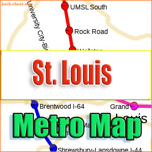 St. Louis USA Metro Map Offline screenshot