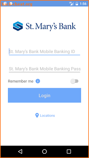 St. Mary's Bank Mobile Banking screenshot