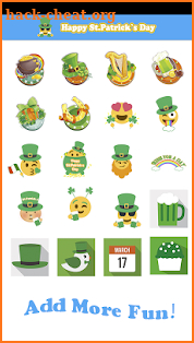 St. Patrick Day Emoji Sticker screenshot