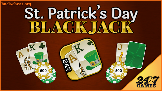 St. Patrick's Day Blackjack screenshot