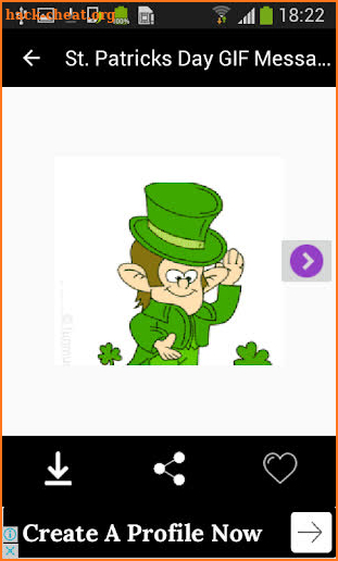 St. Patricks Day GIF Messages screenshot