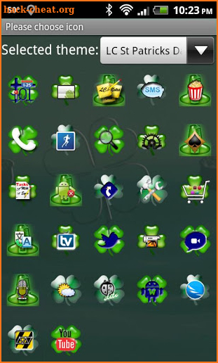 St Patrick's Day Theme screenshot