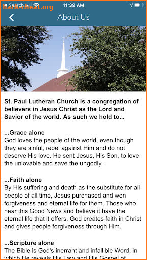 St. Paul Lutheran Church - Waco, TX screenshot