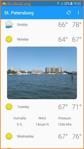 St. Petersburg, FL - weather and more screenshot