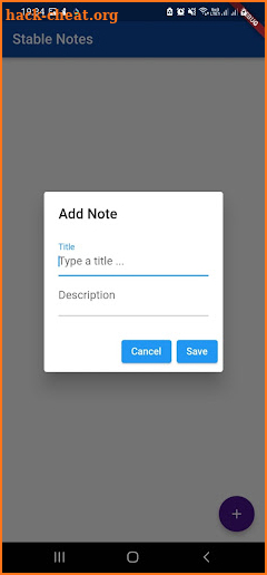 Stable Notes screenshot