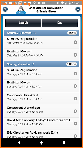 STAFDA Annual Convention & Trade Show screenshot