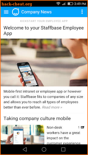 Staffbase Employee App screenshot