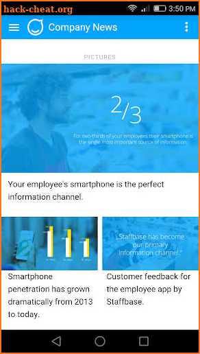 Staffbase Employee App screenshot
