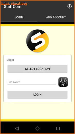StaffCom Mobile App screenshot