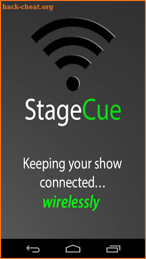 StageCue WIFI Cue Light Phone screenshot