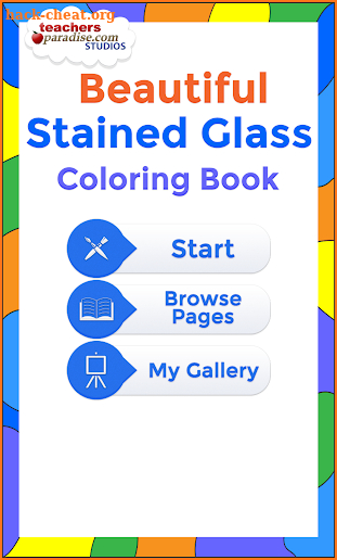 Stained Glass Coloring Book screenshot