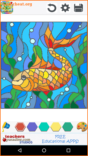 Stained Glass Coloring Book screenshot