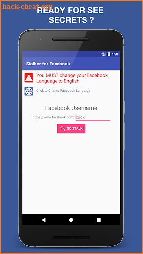 Stalker for Facebook screenshot