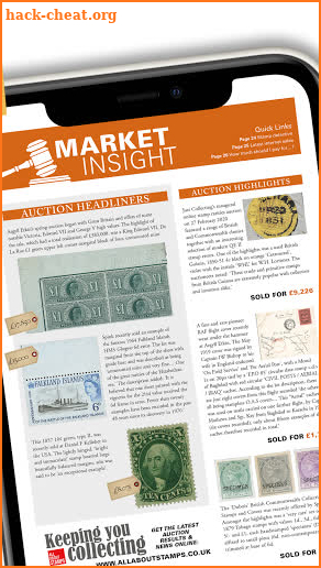 Stamp Collector Magazine screenshot