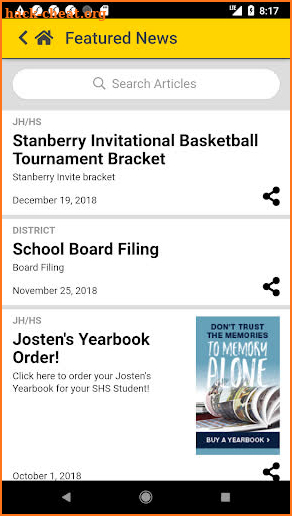 Stanberry R-II School District screenshot