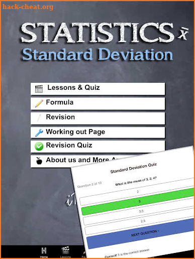 Standard Deviation screenshot