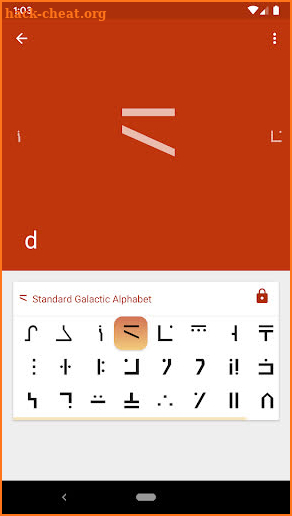 Standard Galactic Alphabet screenshot