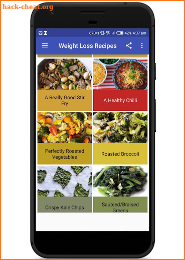 Staple Weight Loss Recipes (Offline) screenshot