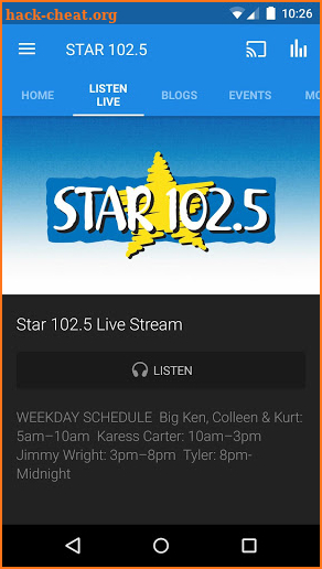 STAR 102.5 screenshot