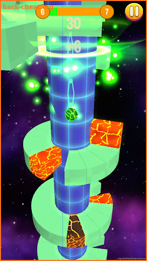 Star Ball Helix Jump screenshot