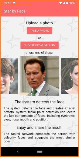 Star by Face: celebrity look alike screenshot