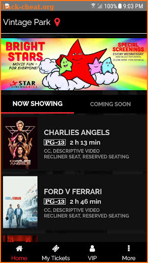 Star Cinema Grill VIP screenshot
