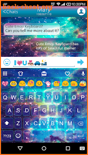 Star Galaxy Emoji Keybaord screenshot
