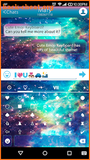 Star Galaxy Emoji Keybaord screenshot
