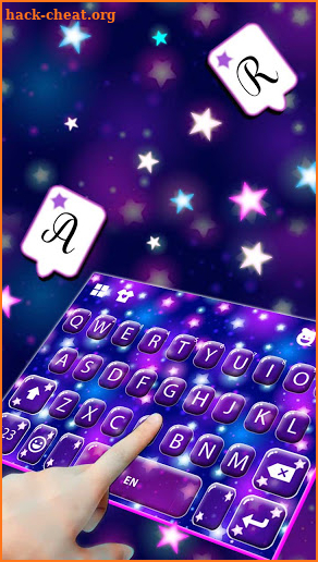 Star Light Keyboard Background screenshot