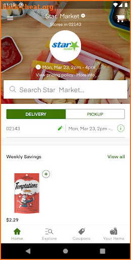 Star Market Rush Delivery & Pickup screenshot