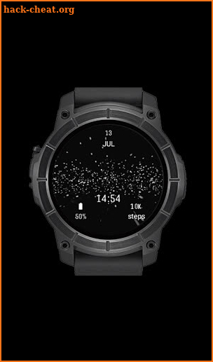 Star Particles watch face for Android wear screenshot