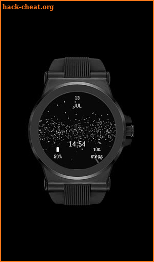 Star Particles watch face for Android wear screenshot
