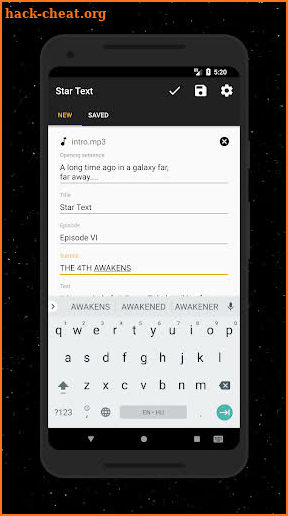 Star Text : The Rise Of Textcrawler screenshot
