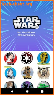 Star Wars Stickers: 40th Anniversary screenshot